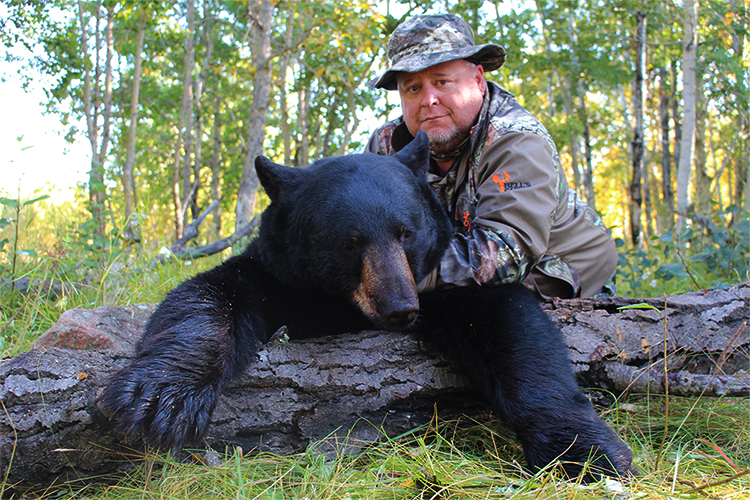 Hunted Black Bear in Saskatchewan